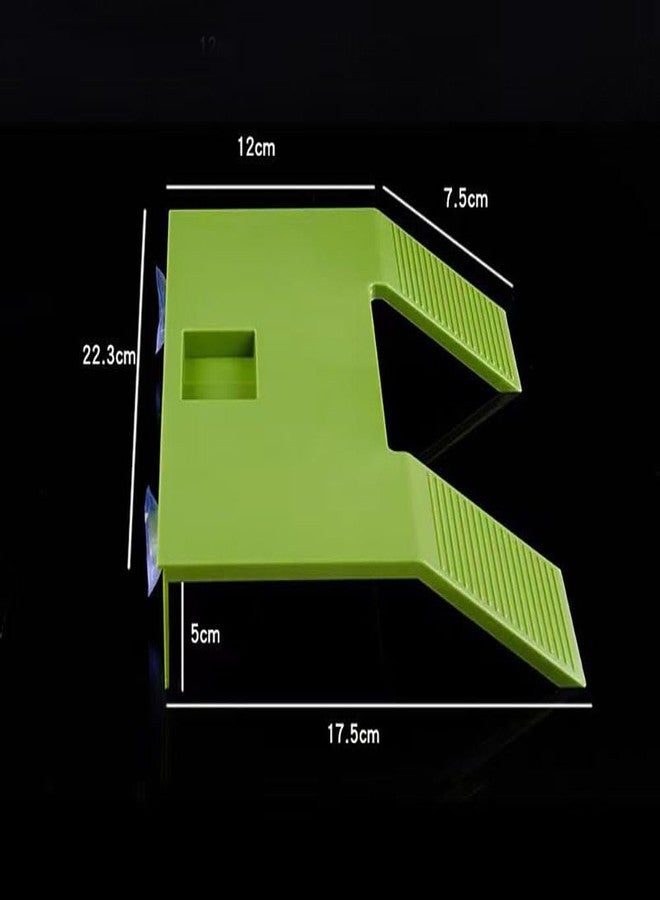 YCSSSD Turtle Basking Platform, Turtle Tank Decoration Accessories, Amphibian Pet Climbing Ladder Ramp Resting Terrace Deck, Green - Image 5